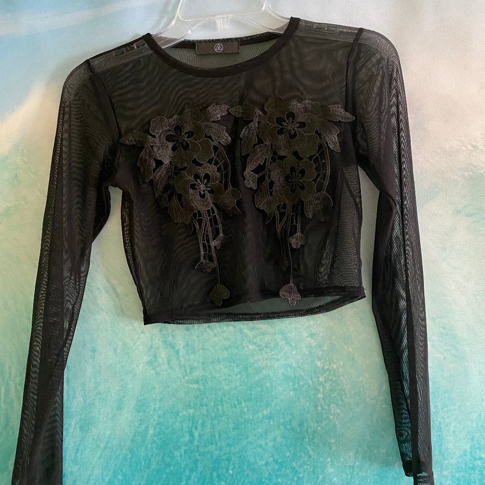Mesh Crop Top